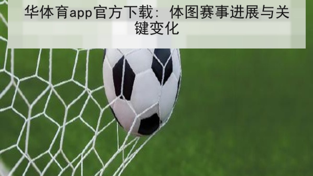 华体育app官方下载: 体图赛事进展与关键变化